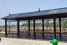 樹脂瓦長廊廠家哪個好，樹脂瓦長廊圖片