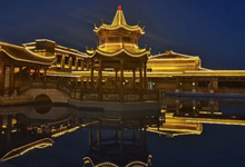 新疆博樂周總定購古建雙層八角古建亭、軒亭、古建文化長廊