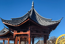 云南庭院休閑亭、防腐木古建涼亭制作廠家