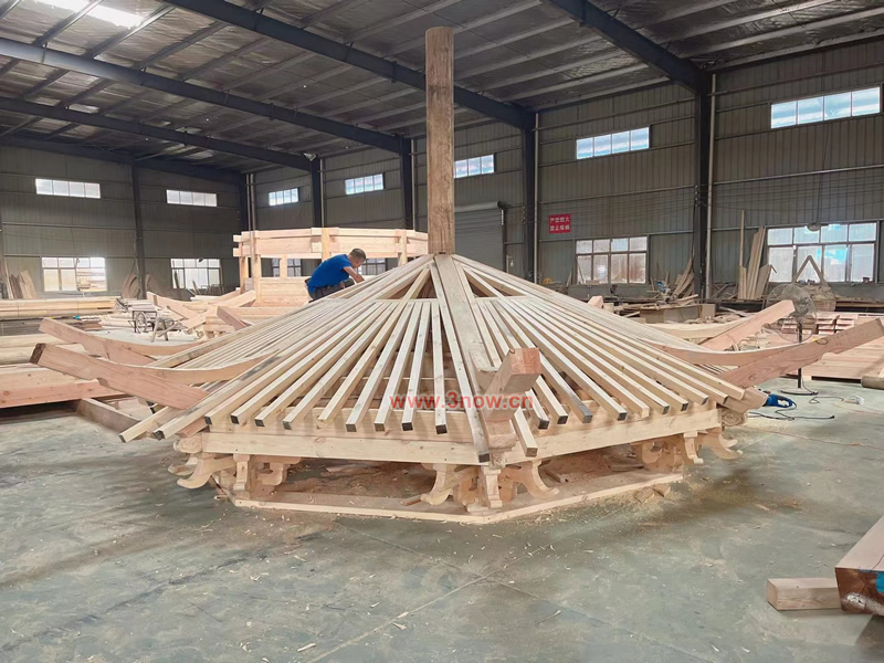 江西涼亭生產(chǎn)制作廠家哪個好？涼亭木業(yè)批發(fā)公司哪個便宜？包安裝