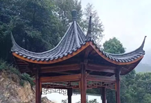 防腐木涼亭定做多少錢，仿古涼亭制作廠家